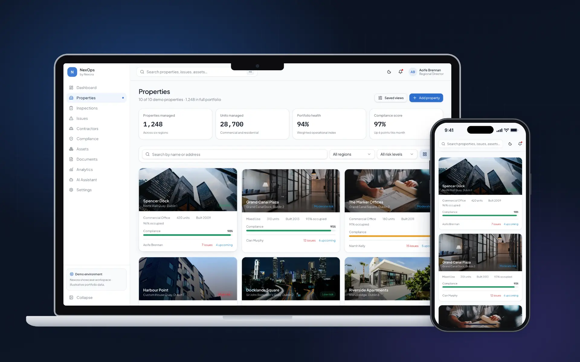 NexOps · Property portfolio