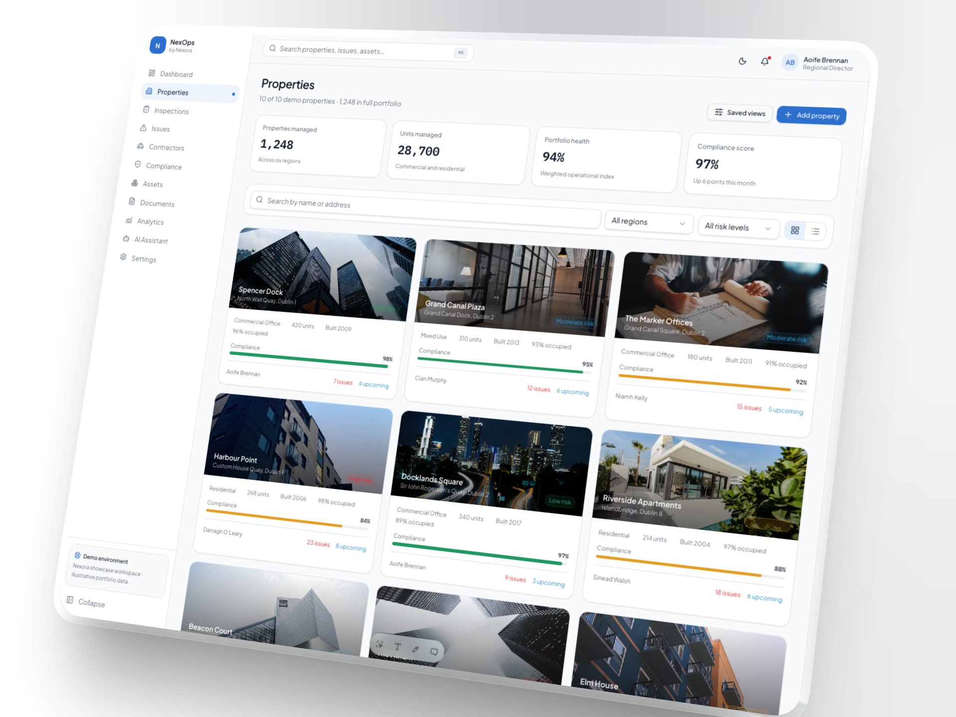 NexOps · Property portfolio